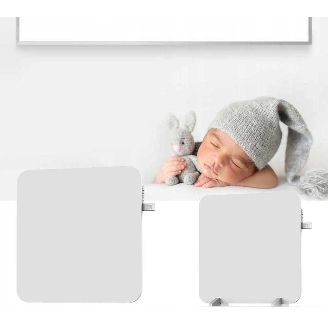 Cronos infrared heater, 450W, with thermostat and remote control, adjustable from 10°C to 50°C, low energy loss, Titanium CR-500