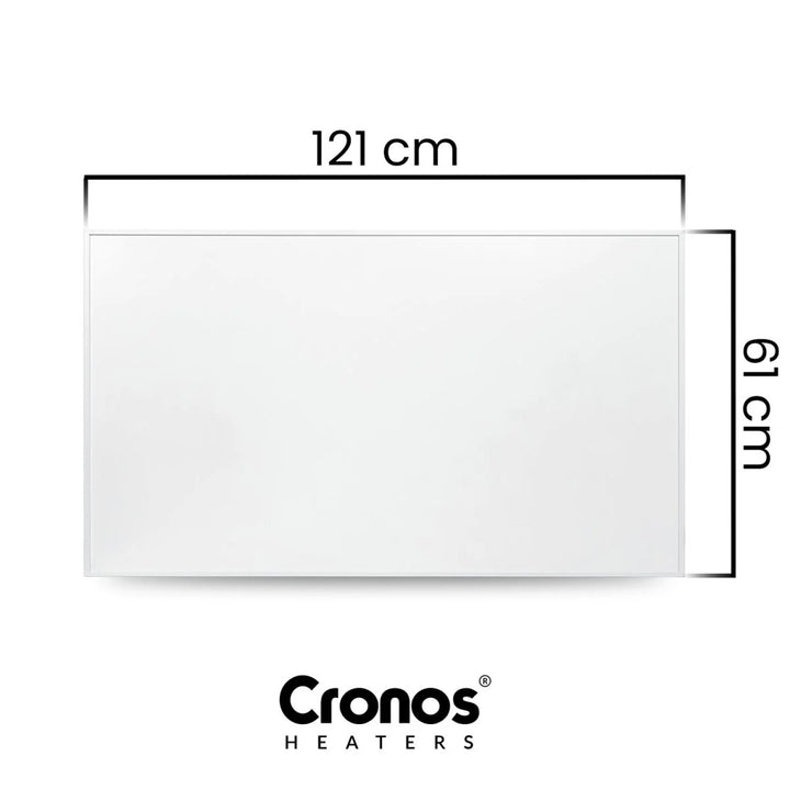 Cronos infrared heater, 700W, remote control, matte surface, ultra-thin, economical heating, Graphene PRO CGP-700TWP