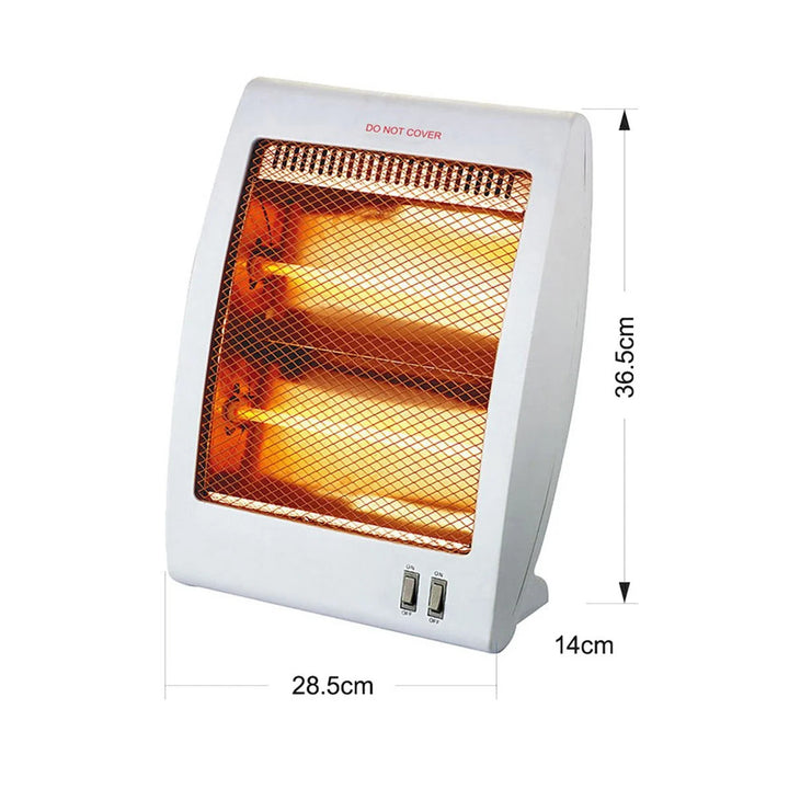 Cronos quartz heater, power 400/800W, 2 quartz tubes, white, NSB-80