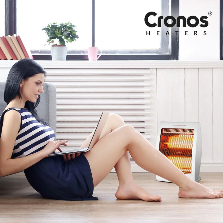 Cronos quartz heater, power 400/800W, 2 quartz tubes, white, NSB-80