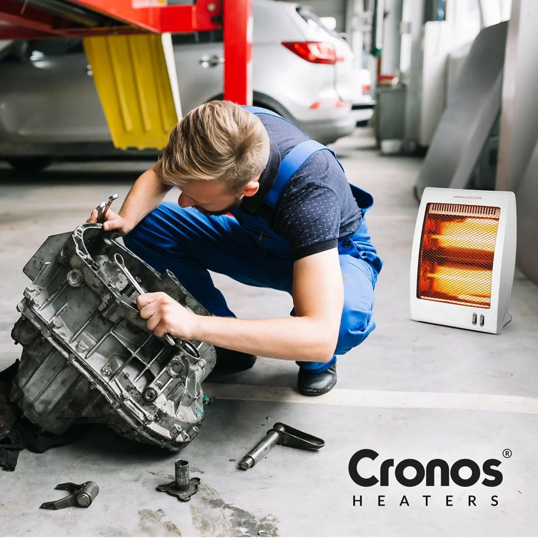 Cronos quartz heater, power 400/800W, 2 quartz tubes, white, NSB-80