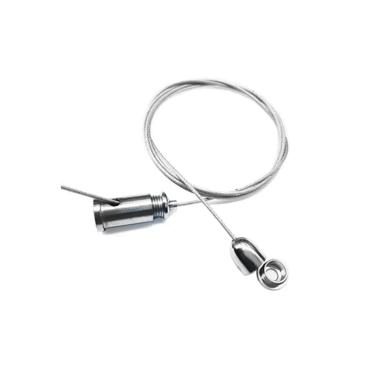 Ceiling mounting kit for Cronos radiant heaters, cord length 1m, stainless steel