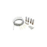 Ceiling mounting kit for Cronos radiant heaters, cord length 1m, stainless steel