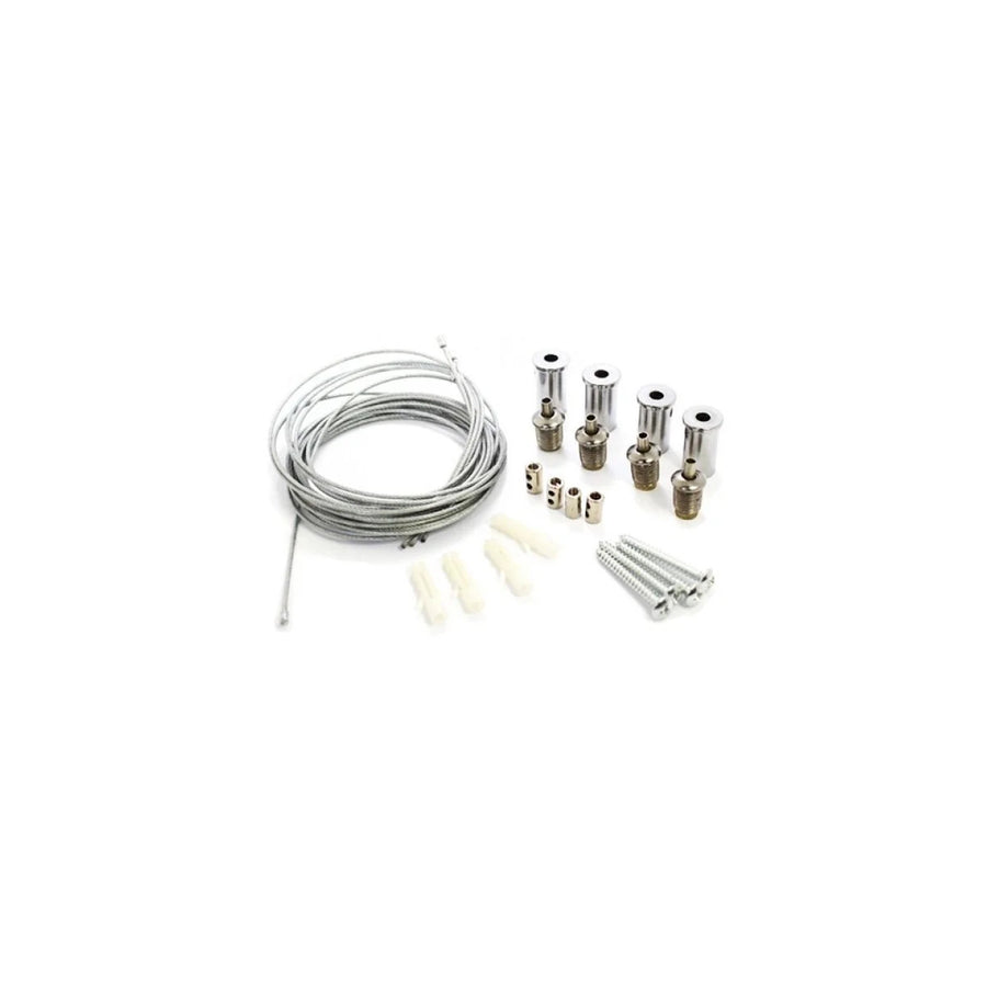 Ceiling mounting kit for Cronos radiant heaters, cord length 1m, stainless steel