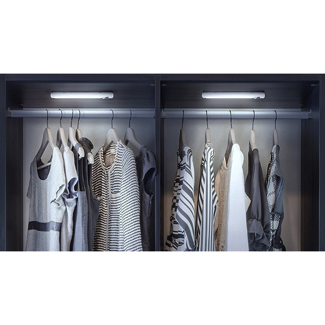 Maclean LED kitchen lamp, under-cabinet 9 SMD, battery operated, PIR sensor on/off, MCE166 + 3x Varta Industrial LR6/AA R-06 batteries