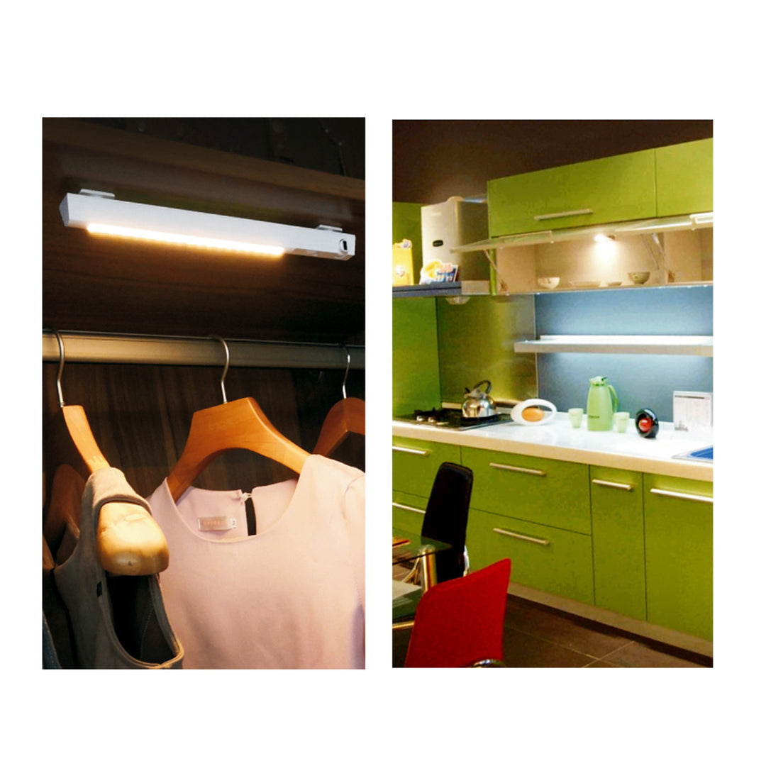 Lampa LED Maclean, le braiteoir gluaisne, crúca, AR/AS/UATHOIBREACH, teocht 4000K, raon 3m, MCE235 + 3x ceallraí alcaileach Varta Industrial AAA