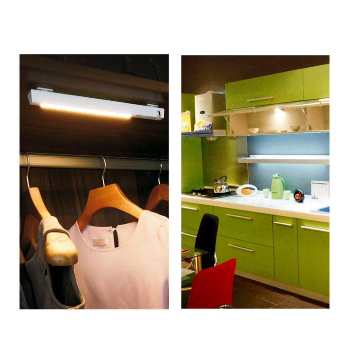 Lampa LED Maclean, le braiteoir gluaisne, crúca, AR/AS/UATHOIBREACH, teocht 4000K, raon 3m, MCE235 + 3x ceallraí alcaileach Varta Industrial AAA