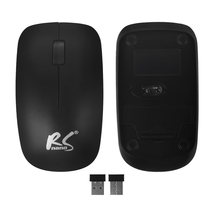 COMBO NanoRS wireless keyboard + mouse, RS580 + 2x AAA alkaline battery Varta Industrial
