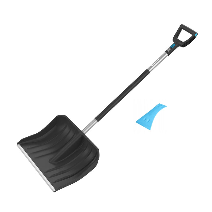 Cellfast snow shovel, deep head 150mm, length 144 cm, Energo 40-011 + glass scraper