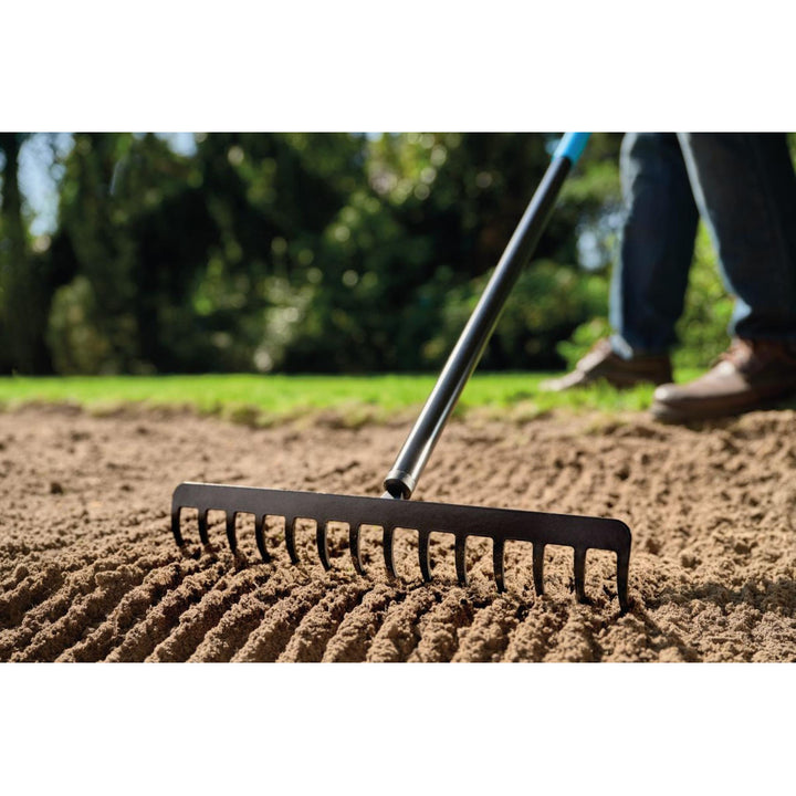 Cellfast metal rake, universal, aluminum handle, 155cm, Cellpro 40-208
