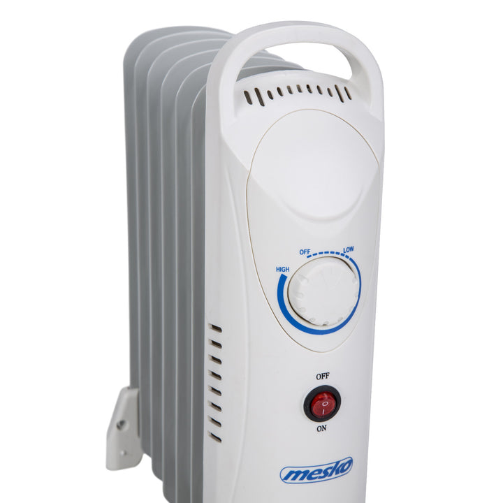 Mesko oil heater, 7 ribs, 800W, temperature control, gray, MS 7804