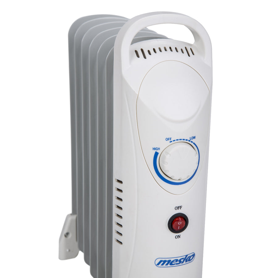 Mesko oil heater, 7 ribs, 800W, temperature control, gray, MS 7804