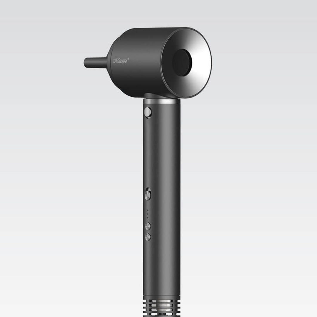 Tacar ilstíleora/cúraim gruaige Maestro, triomadóir gruaige, scuab triomadóra, iarann ​​​​tallach uathoibríoch, cumhacht 1200W, 2 shocrú teochta + séideadh fuar, MR-230