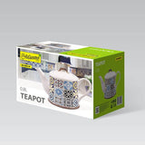 Ceramic Holiday in Porto teapot by Maestro, capacity 800ml, MR-20005-08