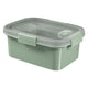 Curver food container, leak-proof lid, valve in lid, 100% recycled, can be used in microwave, 250003