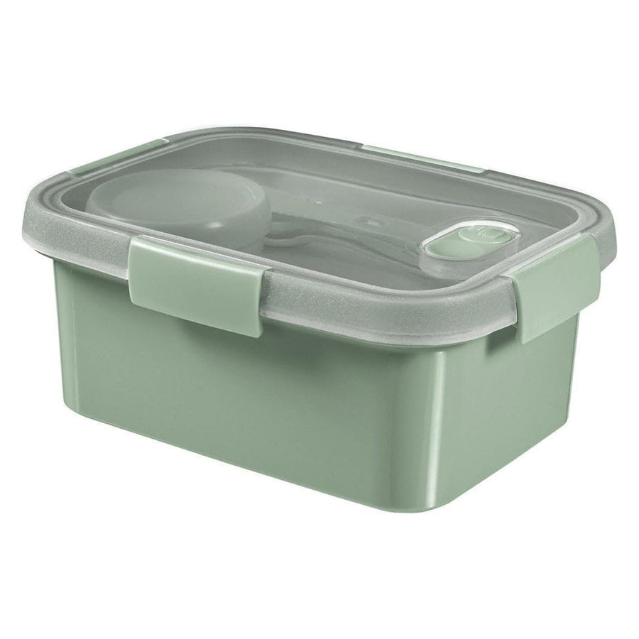 Curver food container, leak-proof lid, valve in lid, 100% recycled, can be used in microwave, 250003