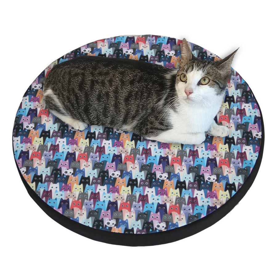 Bertoni cat bed / mattress, made of elastic foam, diameter 55 cm, Meow, Ring design