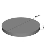 Bertoni cat bed / mattress, made of elastic foam, diameter 55 cm, Meow, Ring design