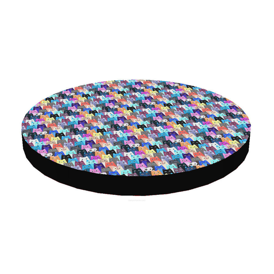 Bertoni cat bed / mattress, made of elastic foam, diameter 55 cm, Meow, Ring design