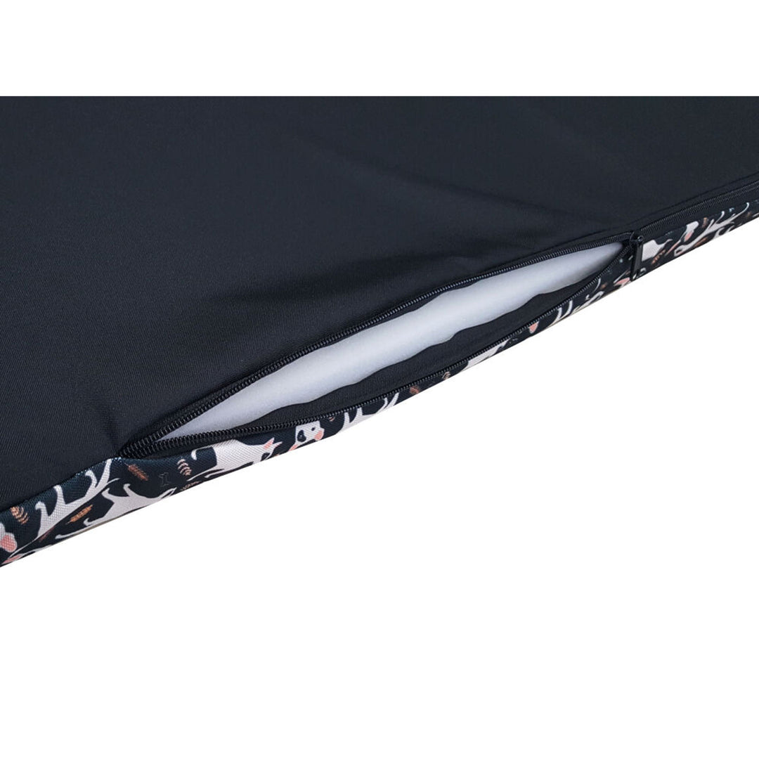 Bertoni XL dog mattress bed, foam, waterproof cover, Bullteriers pattern, EE146