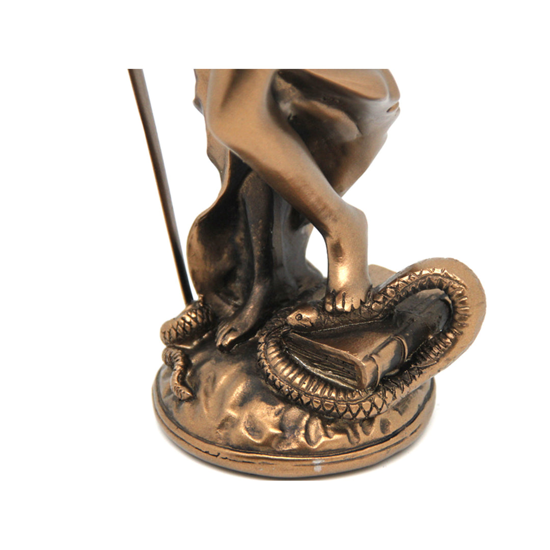 Figurine of Temida with scale and sword, bronze law sculpture, Queen I ...