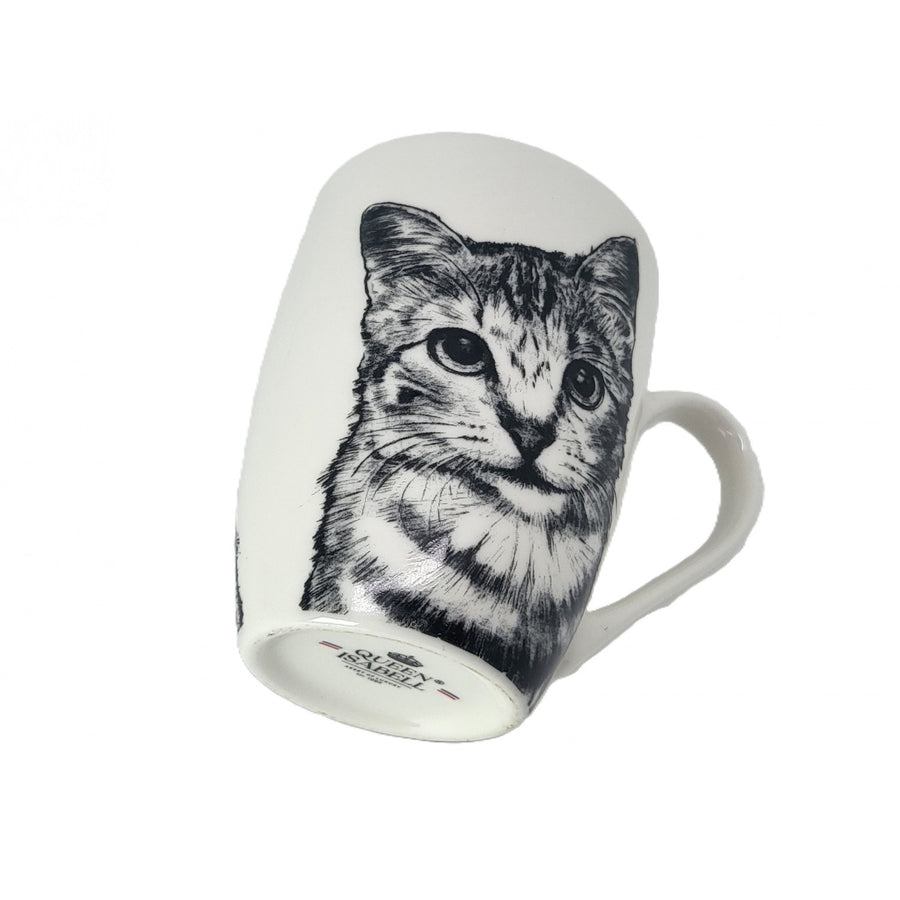 Queen Isabel porcelain mug, American Shorthair cat, 350ml, Q1-05195