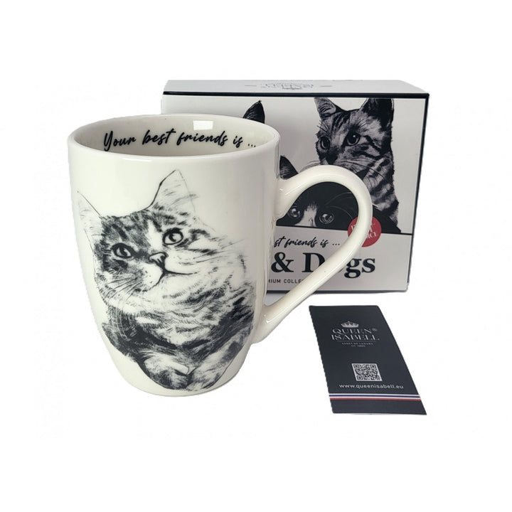 Queen Isabel porcelain mug, Siberian cat, 350ml, Q1-05201