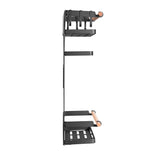 Maclean magnetic shelf for refrigerator / washing machine, black, 12kg max, MC-910, 2 pieces