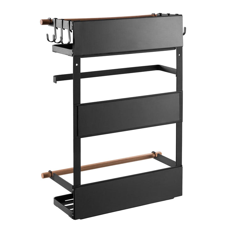 Maclean magnetic shelf for refrigerator / washing machine, black, 12kg max, MC-910, 4 pieces