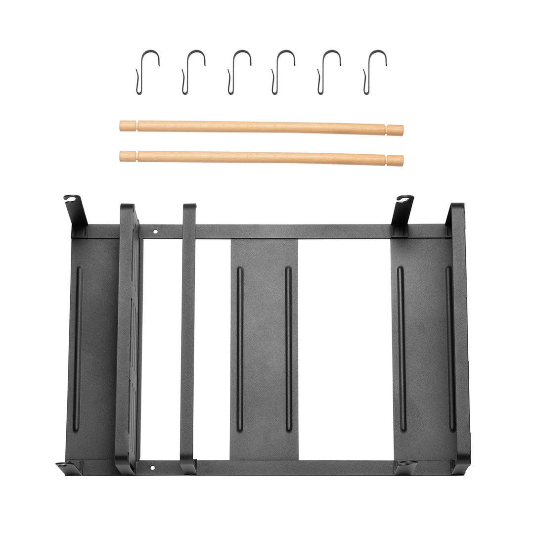 Maclean magnetic shelf for refrigerator / washing machine, black, 12kg max, MC-910, 4 pieces