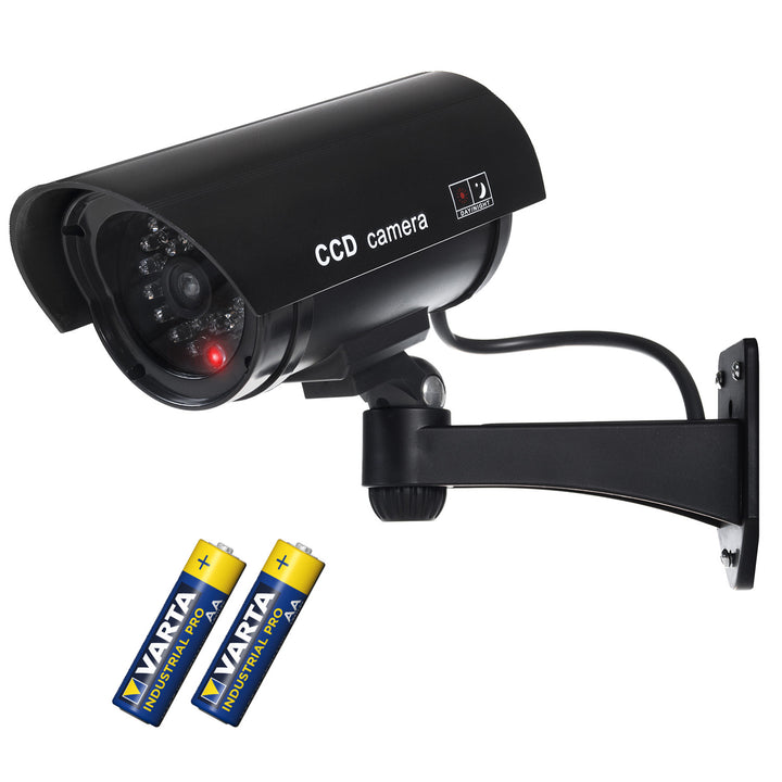 Dummy camera with flashing LED IR1100 B IR external + 2x AA battery Varta Industrial
