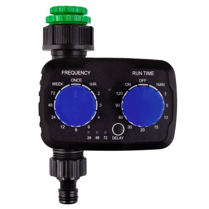 GreenBlue electronic irrigation controller, programmer, power 2x 1.5V AA, GB391 + 2x Varta Industrial AA alkaline battery