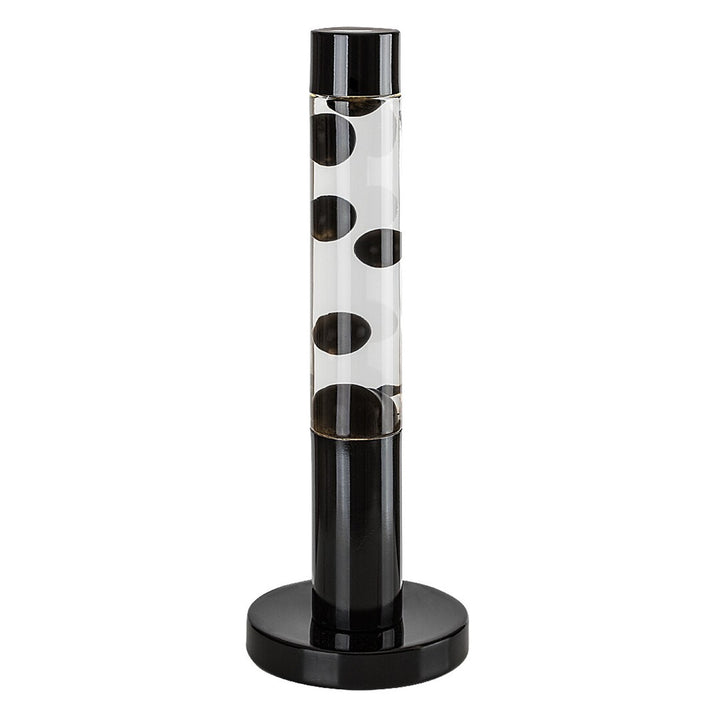 Rabalux LED lava lamp, 25W, 3000 K, black wax, Lavastic
