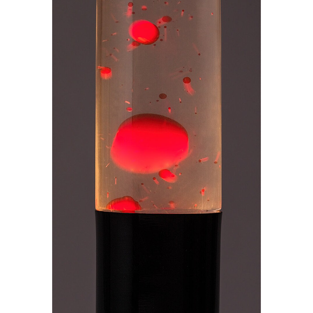 Rabalux LED lava lamp, 25W, 3000 K, red wax, Lavastic