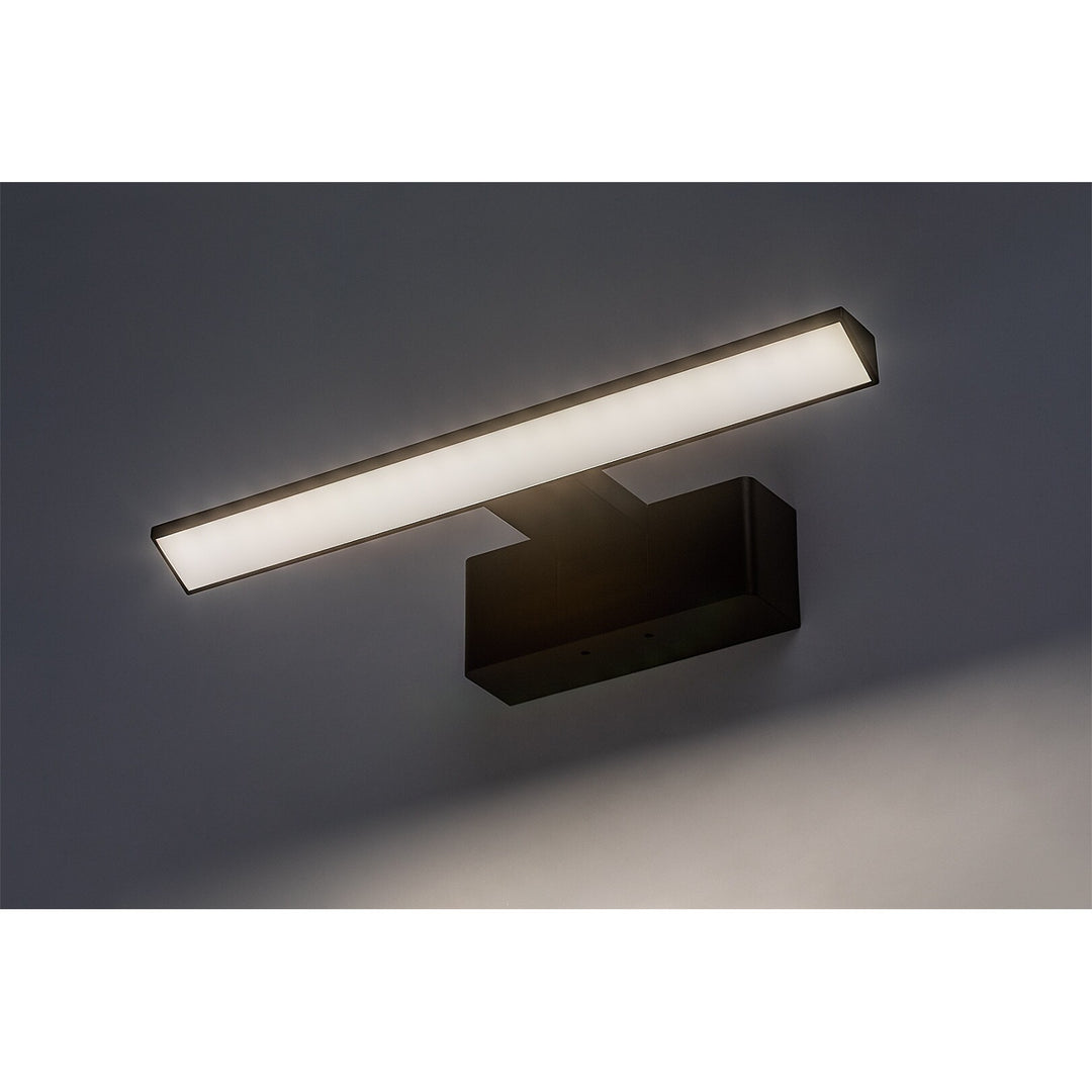 Rabalux bathroom lamp, 6W power, 4000W natural white, IP44. black, Loric