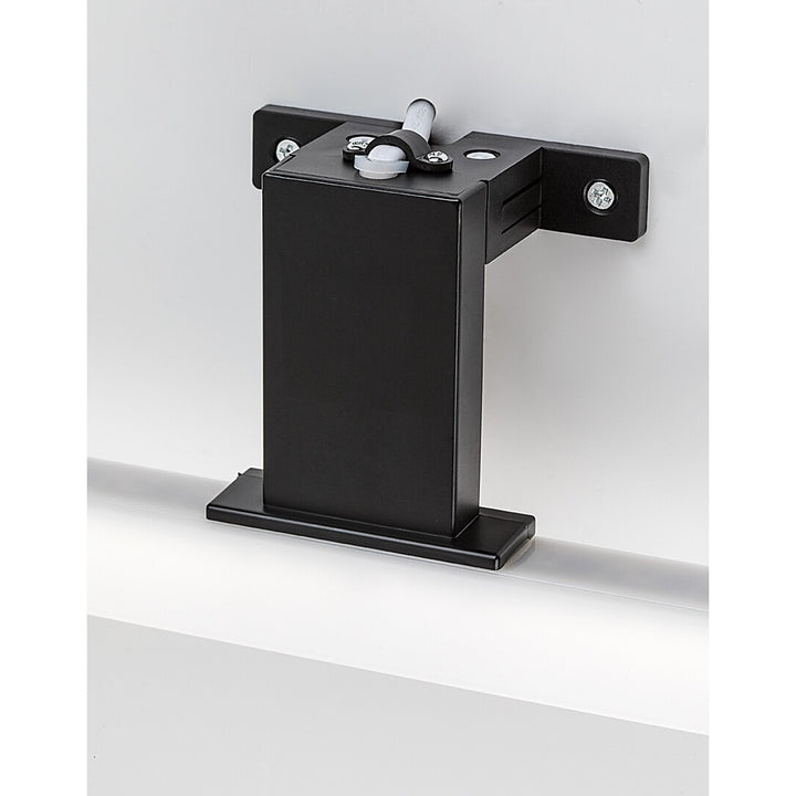 Rabalux bathroom lamp, power 9W, natural white 4000K, IP44. black, Oliro