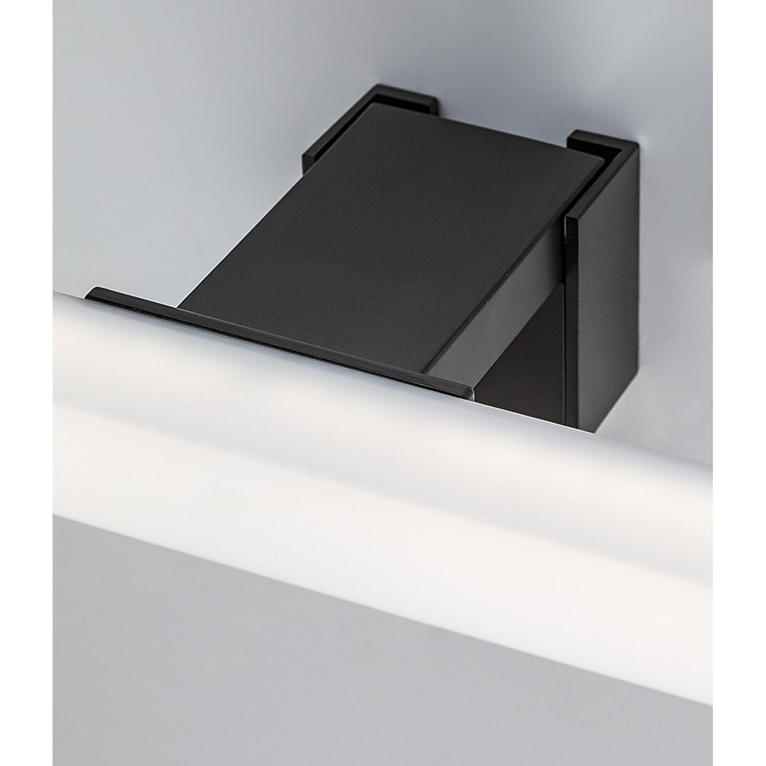 Rabalux bathroom lamp, power 9W, natural white 4000K, IP44. black, Oliro