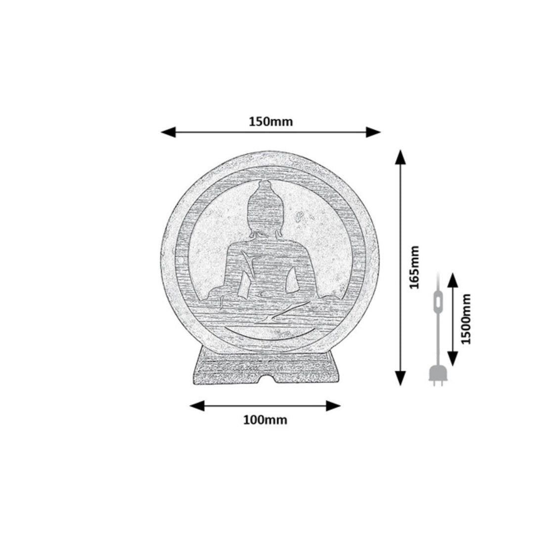 Rabalux salt lamp, E14 thread, orange, IP20, Zenova