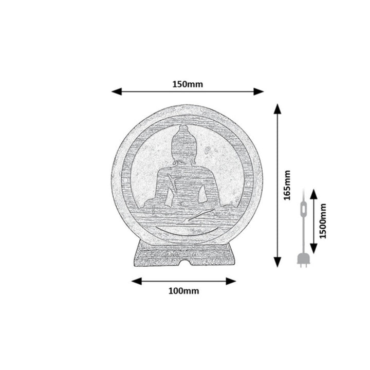 Rabalux salt lamp, E14 thread, orange, IP20, Zenova