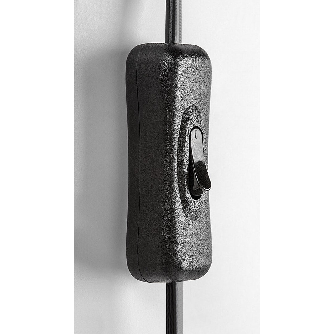 Rabalux wall lamp, spot, E14 bulb thread, IP20, black, Soma