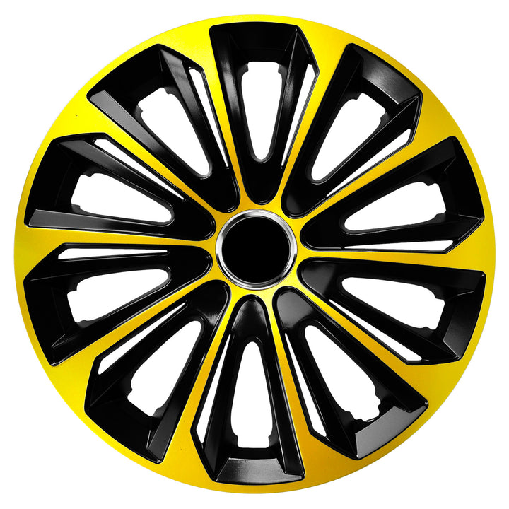 Universal hubcap 15'' NRM Extra Strong gold-black 1 piece