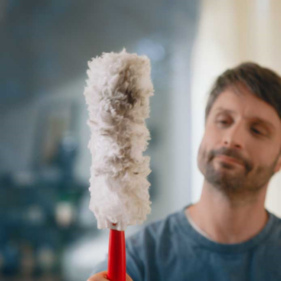 Vileda Flex&Catch dust broom cartridges, 5 pieces, 100% recycled fiber, 360° cartridge