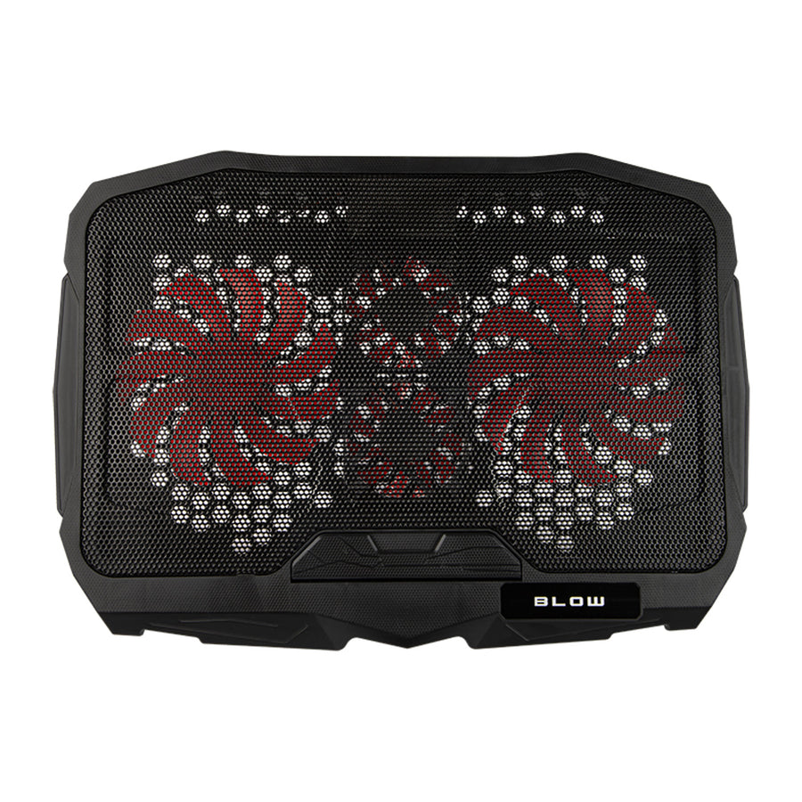 Blow Hurricane laptop cooling stand, four fans, red backlight, built-in USB hub