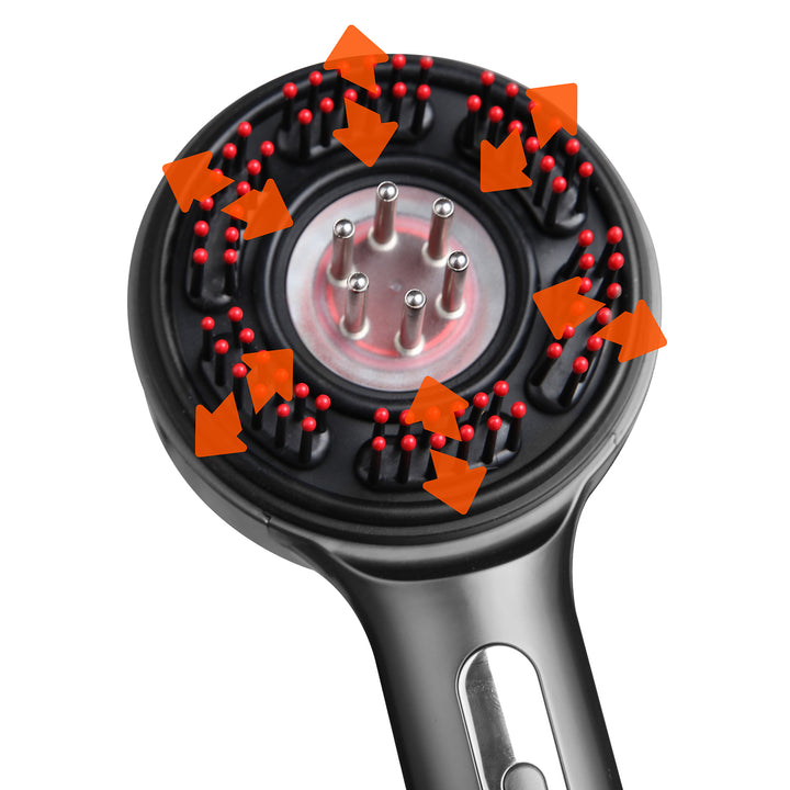 REGENERATING HAIRBRUSH MASSAGER MT6537 massaging hair and scalp brush