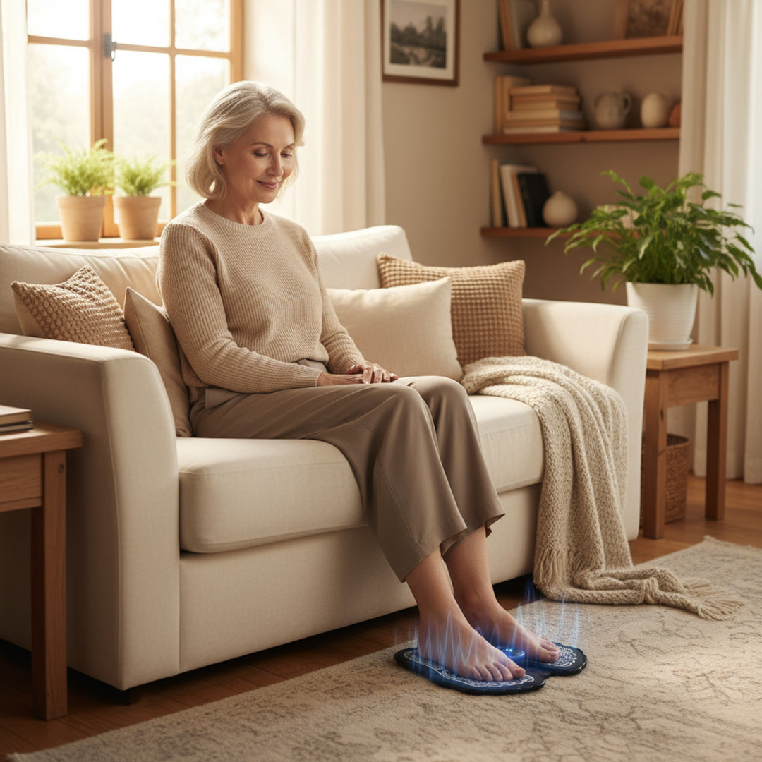 Media-Tech Foot Massager, EMS (Electrical Muscle Stimulation) massage, 8 modes, 19 intensity levels, MT6527