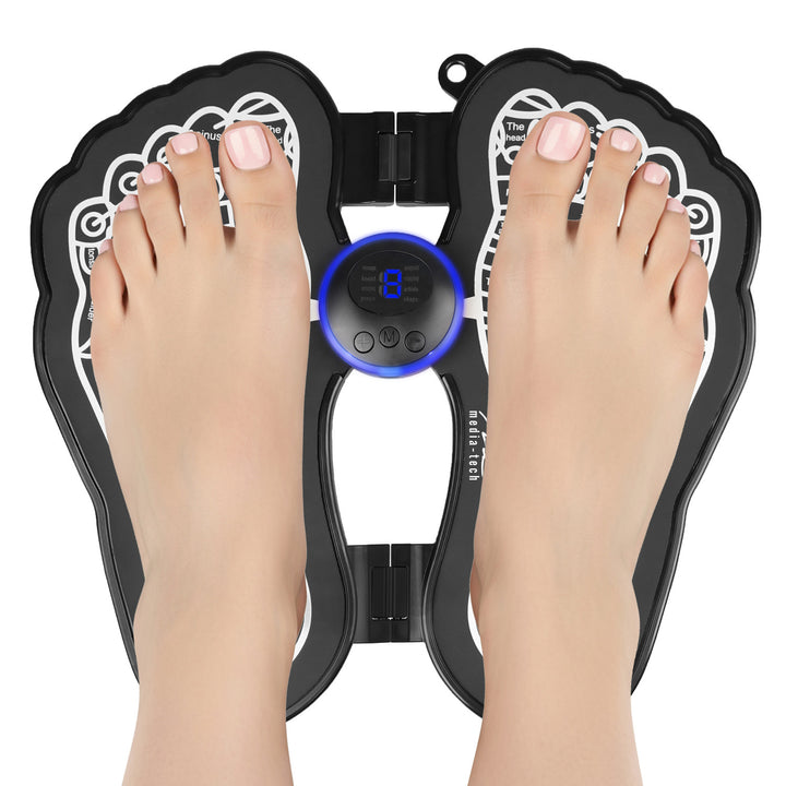 Media-Tech Foot Massager, EMS (Electrical Muscle Stimulation) massage, 8 modes, 19 intensity levels, MT6527