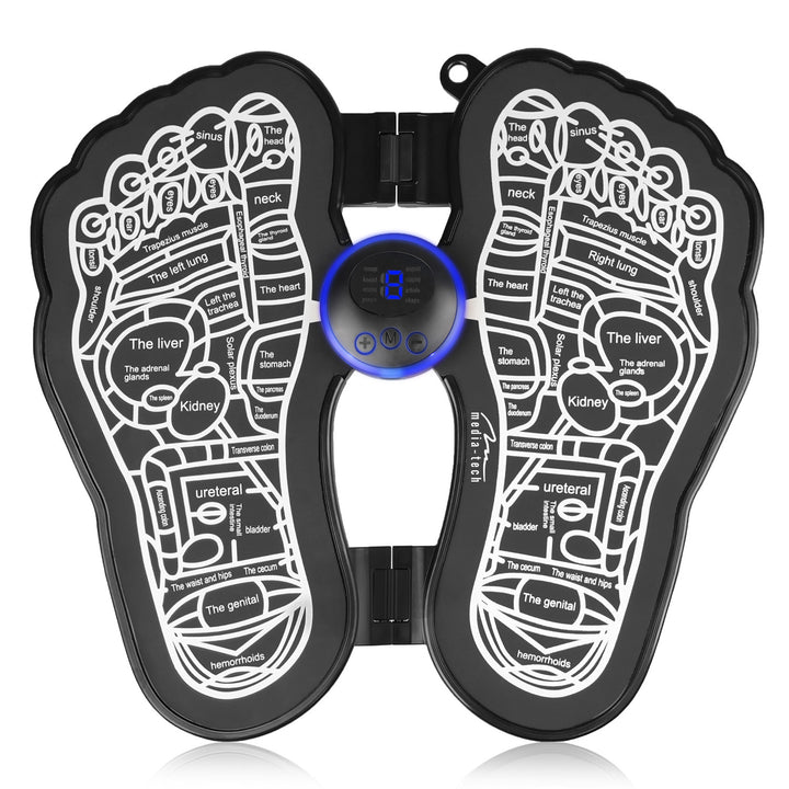Media-Tech Foot Massager, EMS (Electrical Muscle Stimulation) massage, 8 modes, 19 intensity levels, MT6527
