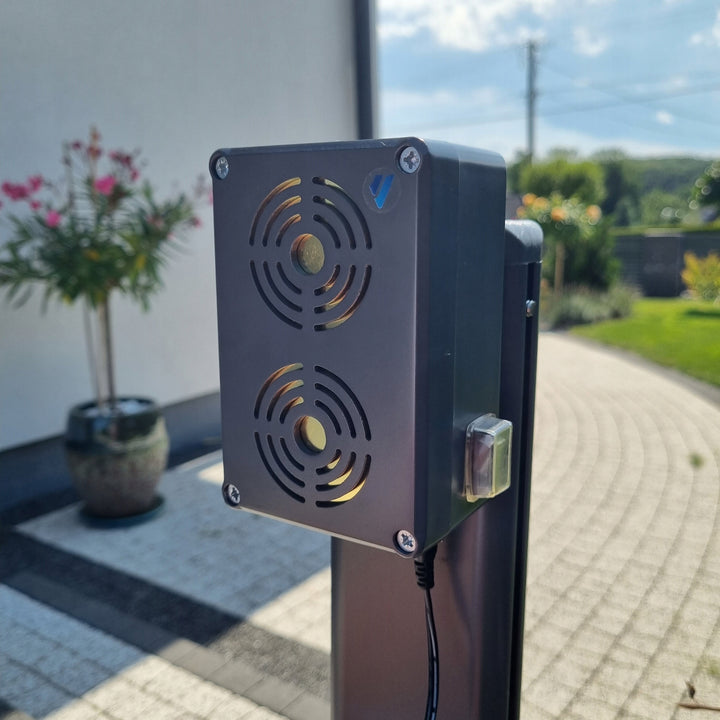 Rodent repellent, martens, rats, mice Viano, energy efficient ultrasonic generator, IP65, Waterpro