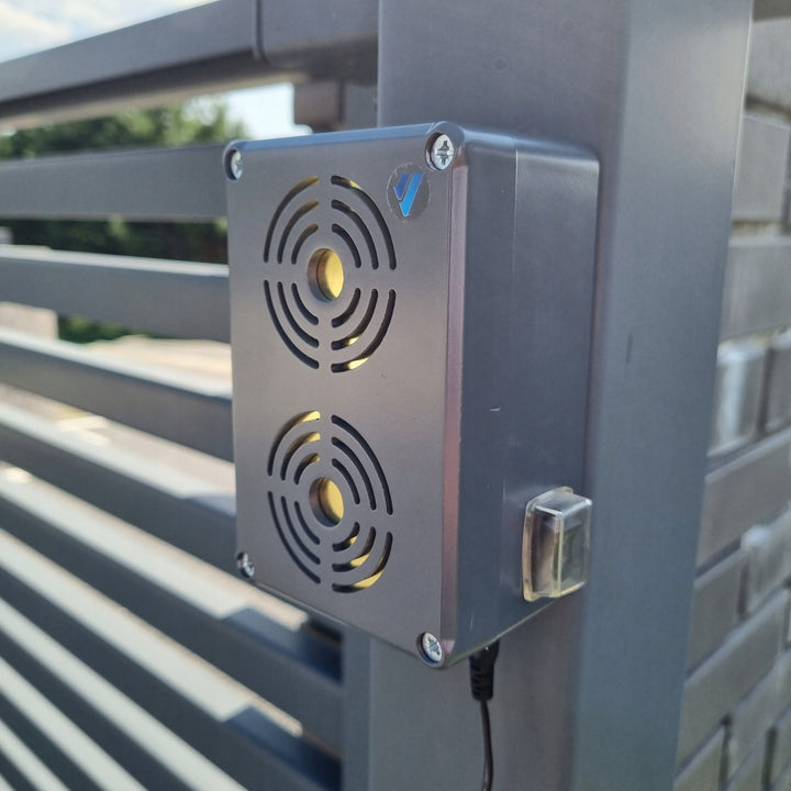 Rodent repellent, martens, rats, mice Viano, energy efficient ultrasonic generator, IP65, Waterpro