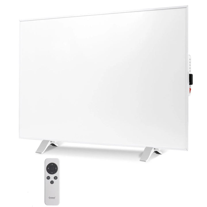 Cronos infrared heater, 500W, white, allergy-friendly, ultra-thin, matte surface, heats an area up to 14m2, Synthelith PRO CRP-500TWP White